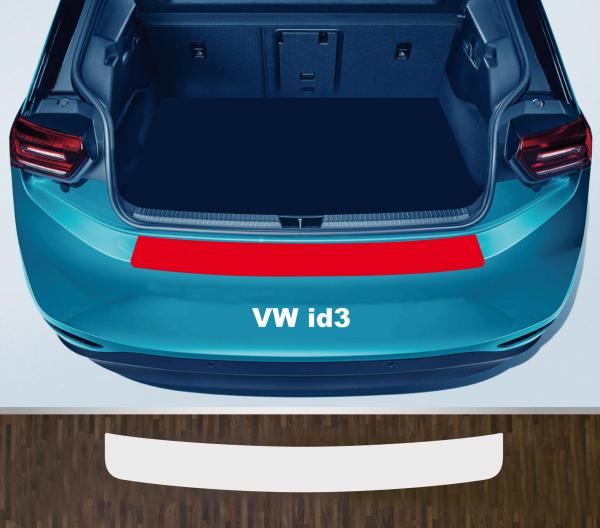Lackschutzfolie Ladekantenschutz transparent 150 µm für VW id3 ab 2020